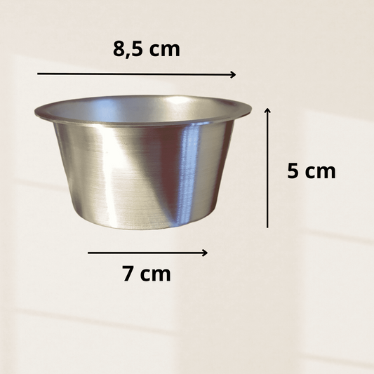 Molde Flan Postre individual aluminio reposteria