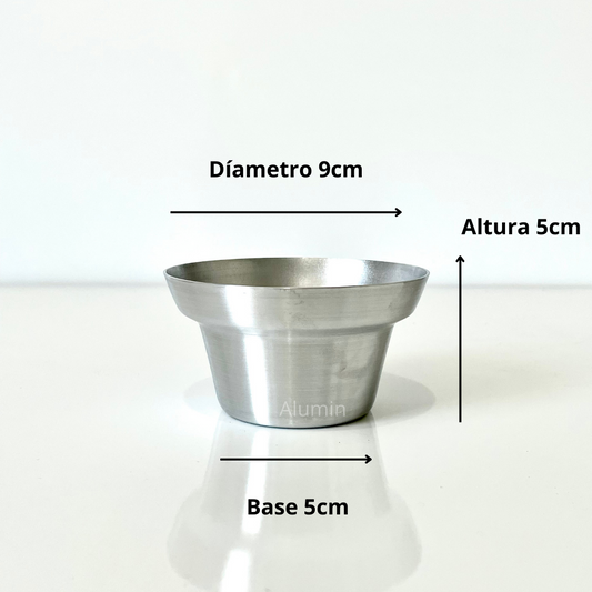 Molde Muffins aluminio queque individual