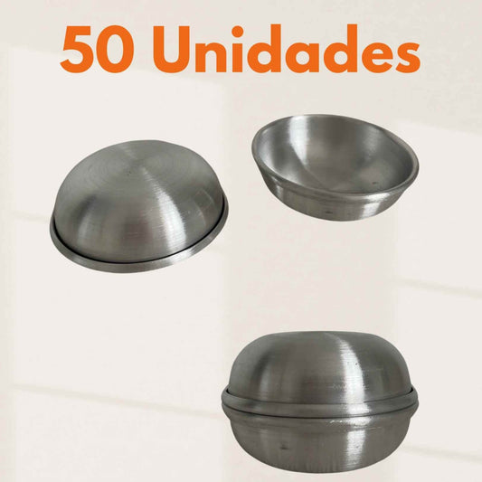 PACK 50 Moldes Empolvados Aluminio por Mayor