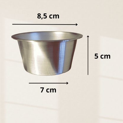 Molde Flan Postre individual aluminio reposteria