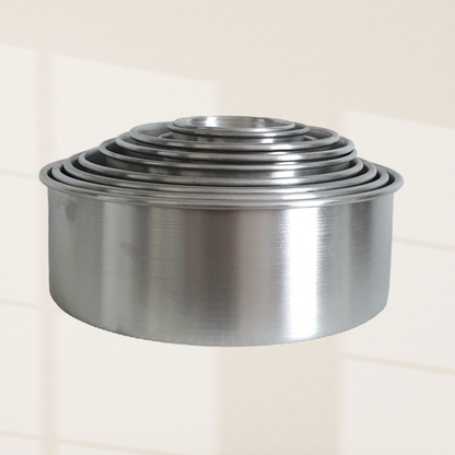 Molde Bizcocho Torta Redondo Aluminio Altura 10cm
