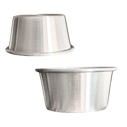 Molde 8cm Flan Postres individual aluminio reposteria