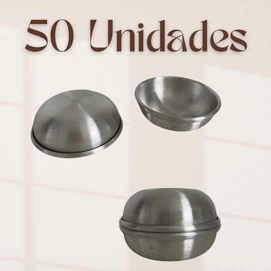 PACK 50 Moldes Empolvados Aluminio por Mayor