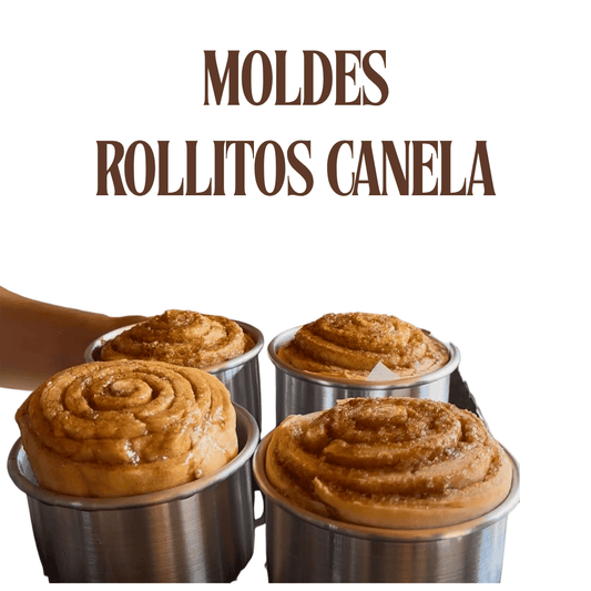 Molde Rollos de canela cinnamon rolls rollitos aluminio
